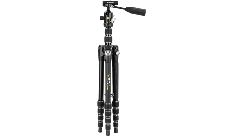 Vanguard Aluminum 4 in 1 Tripod w/ Ball Head, Pan Handle, Monopod, 235 ABP, Black, VEO3T235ABP
