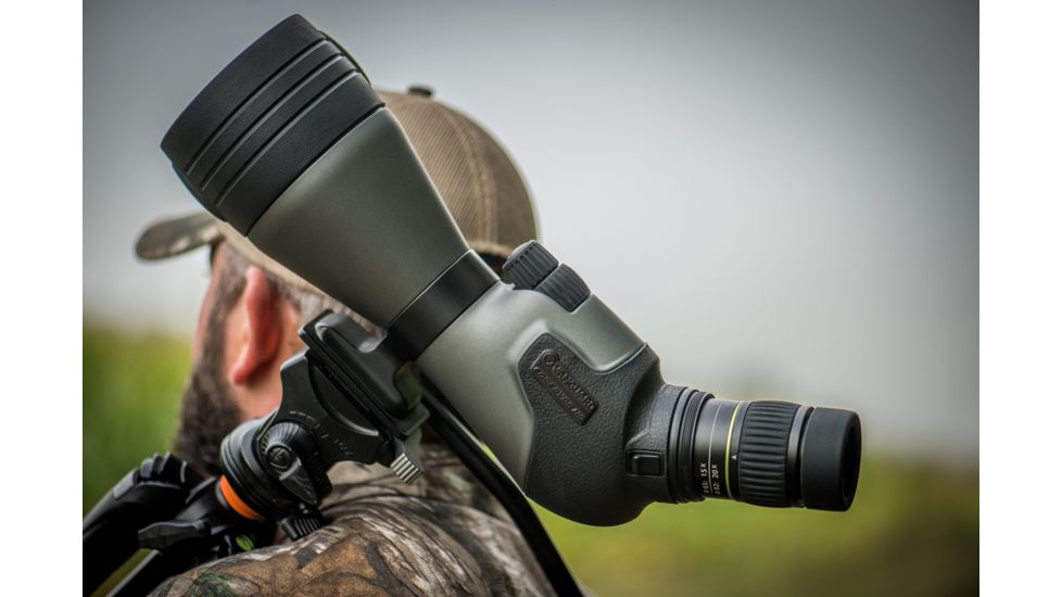 Vanguard Endeavor HD 82A Spotting Scope, 20-60x82mm, BAK-4, Black, Vanguard Endeavor HD 82A