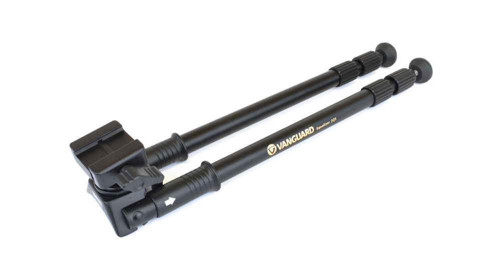 Vanguard Equalizer 2QS Aluminum Bipod, Black - 28in Max Height - 339045