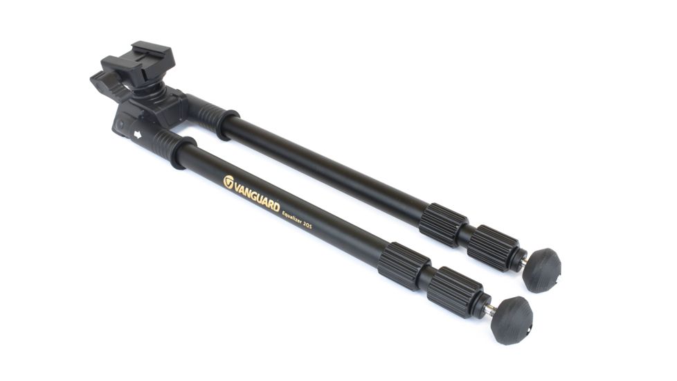 Vanguard Equalizer 2QS Aluminum Bipod, Black - 28in Max Height - 339045