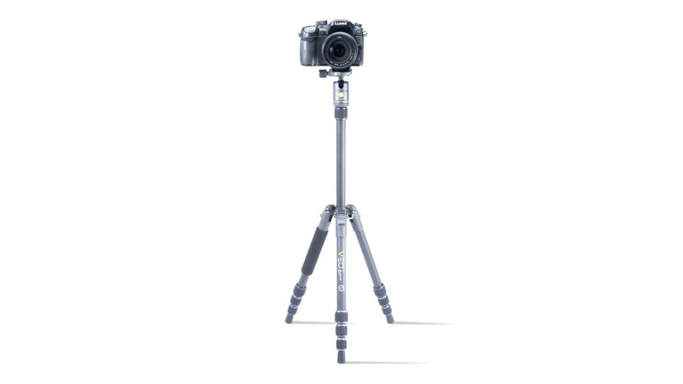 Vanguard VEO 2 GO 204CB Carbon Fiber Travel Tripod Kit w/ T-45 Ball Head, Black, VEO2GO204CB
