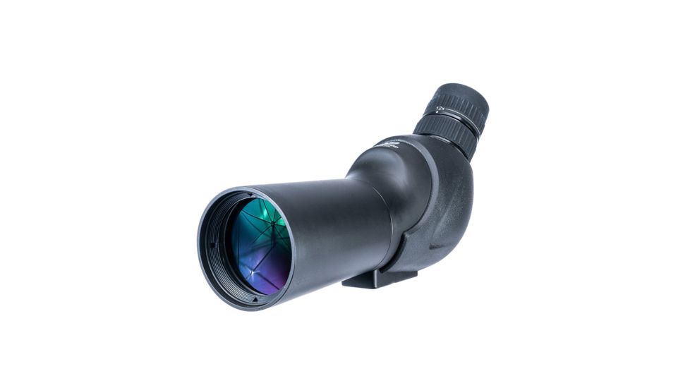 Vanguard Vesta 350A 12-45x50mm Angled Spotting Scope Kit w/ Tabletop Tripod and Soft-Sided Carrying Bag, Black, Vesta 350A