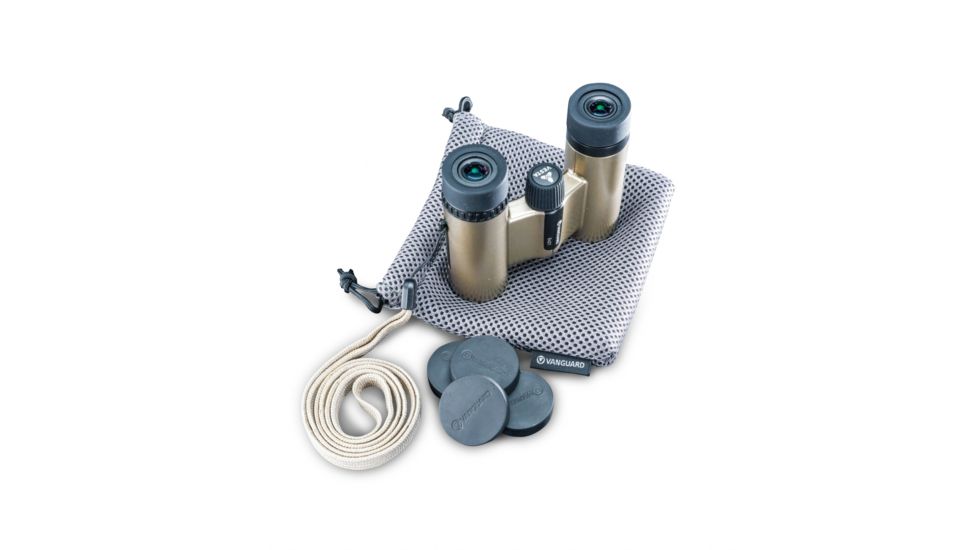 Vanguard Vesta 8x21mm Roof Prism Compact Binocular, Champagne Vesta 8210 Cham