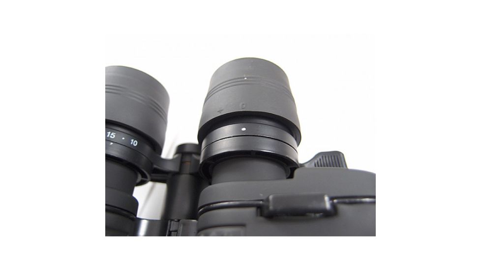 Veber Bpc Zoom Porro Prizm Rubber Armored Binocular, Black, 10-30x60 BBPC103060ZB