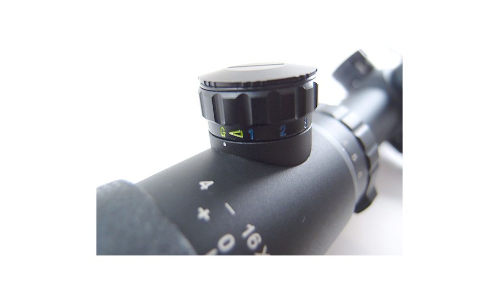 Veber VPOI 4-16x44mm SF IR Wolf Series Rifle Scope w/ IlluminX US Mil-Dot Reticle, SFP, Black, GSKOVPOILS41644SFW