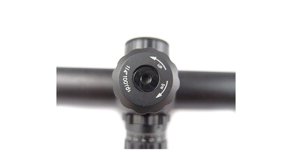 Veber VPOI 4-16x50mm Black Fox Series Rifle Scope w/ Red/Green/Blue Illuminated US Mil-Dot Reticle, 1in Tube, Dual Focus, SFP, Black, GSKOVPOILS41650BF