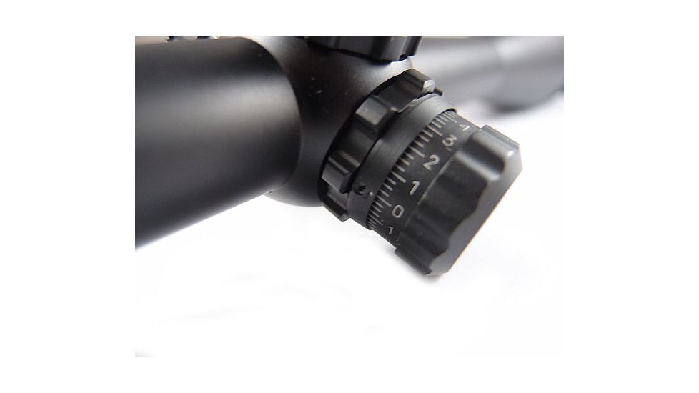 Veber VPOI 4-16x50mm Black Fox Series Rifle Scope w/ Red/Green/Blue Illuminated US Mil-Dot Reticle, 1in Tube, Dual Focus, SFP, Black, GSKOVPOILS41650BF