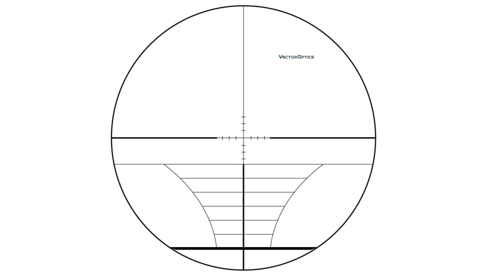 Vector Optics Centaur Rifle Scope, 8.5-32x50mm, 25.4mm Tube, Range Finder Reticle, Black, SCOL-16