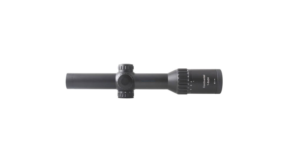 Vector Optics Continental 1-6x24mm IR Rifle Scope, German 4 Reticle, Black, SCOC-23
