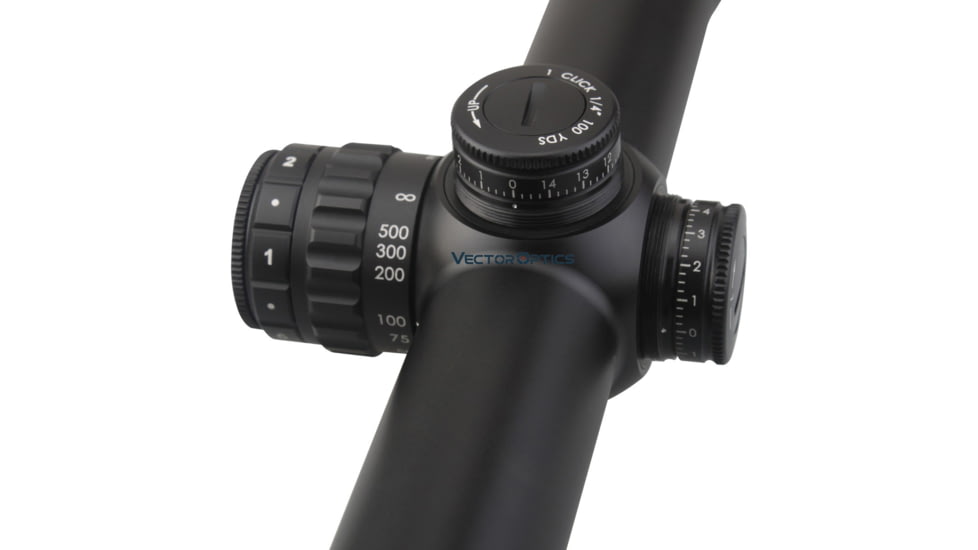 Vector Optics Continental Rifle Scope, 3-18x50mm, 30mm Monotube, German 4 Reticle, Black, SCOL-21
