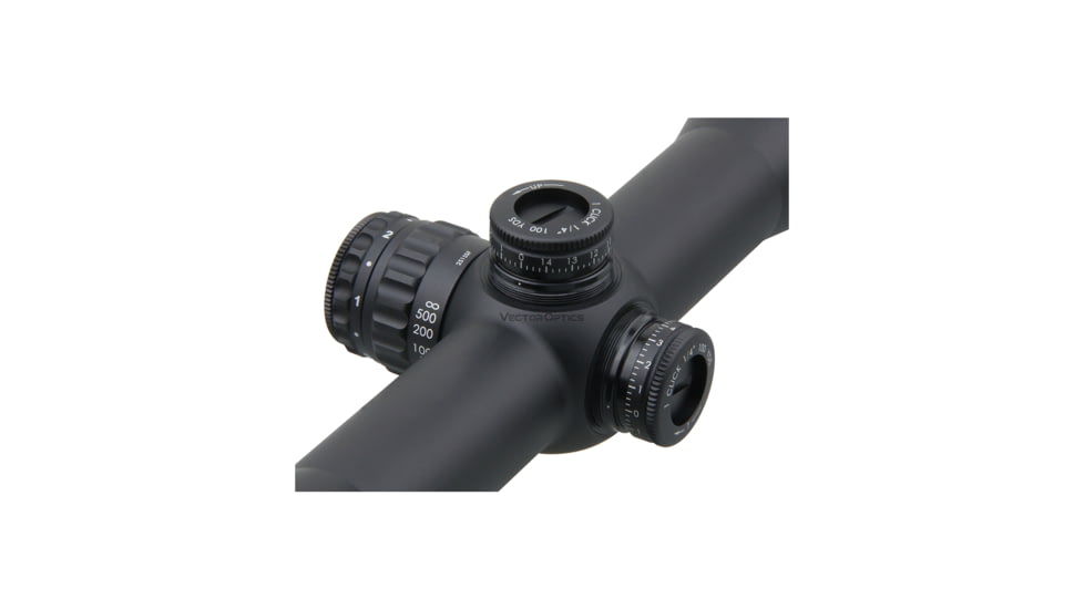 Vector Optics Continental x6 BDC Rifle Scope, 2.5-15x56mm, 30mm Tube, Etched Glass VEC-H15 BDC Reticle, Black, SCOM-34