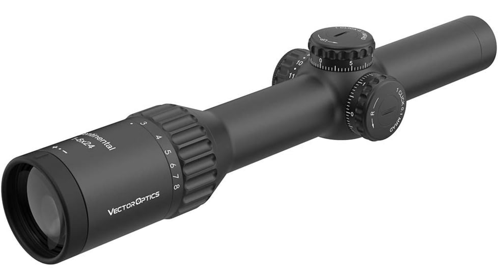 Vector Optics Continental x8 1-8x24 30mm Tube ED Tactical LPVO Rifle Scope, Second Focal Plane