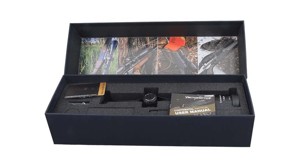 Vector Optics Continental x8 1-8x24 30mm Tube ED Tactical LPVO Rifle Scope, Second Focal Plane