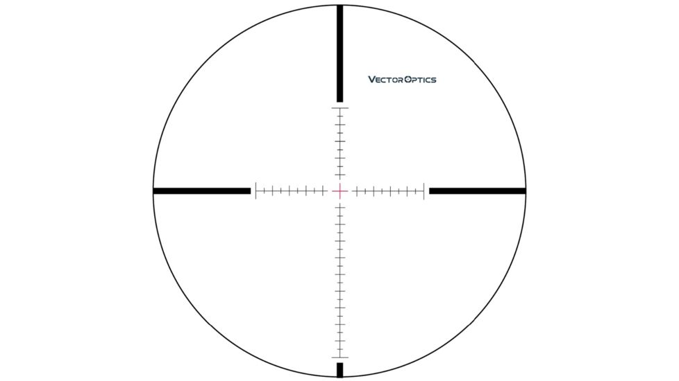 Vector Optics Counterpunch Rifle Scope, 6-25x56mm, MP, 30 mm Tube, Front Focal Plan Etched MP Glass, Black, SCFF-03C