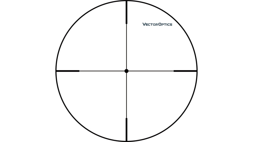 Vector Optics Forester 1-4x24mm, Second Fpcal Plane, 30mm Tube, Fine Lines Reticle with Center Dote Rifle Scope, Black, SCOC-28