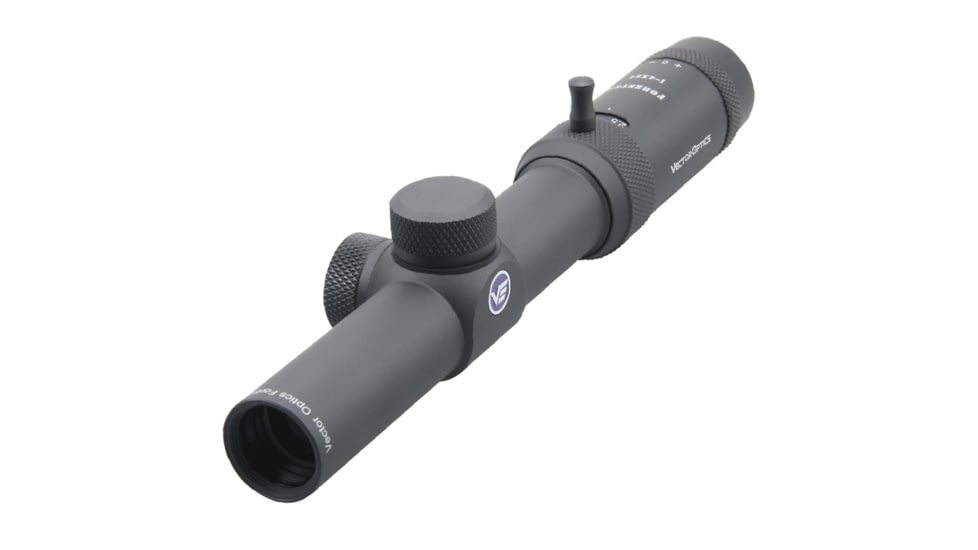Vector Optics Forester 1-4x24mm, Second Fpcal Plane, 30mm Tube, Fine Lines Reticle with Center Dote Rifle Scope, Black, SCOC-28