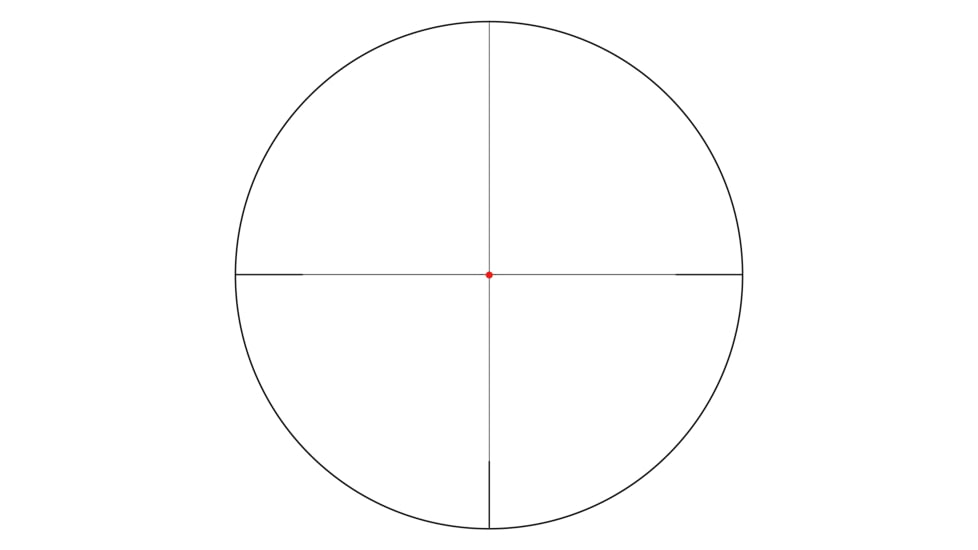 Vector Optics Forester 1-5x24 30mm Tube LPVO Rifle Scope, Second Focal Plane, Fiber Center Dot Reticle, Black, SCOC-54