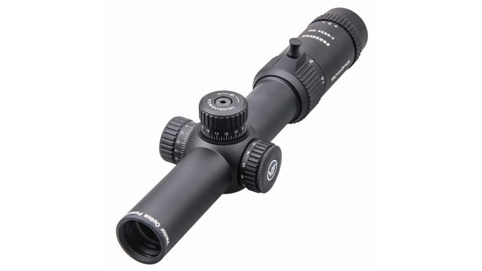 Vector Optics Forester 1-5x24mm, Second Focal Pane, Gen 2, Etched Center Dot Illuminated Reticle, 30mm Tube Rifle Scope, Black, SCOC-04II