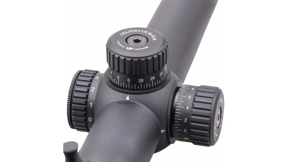 Vector Optics Forester 1-5x24mm, Second Focal Pane, Gen 2, Etched Center Dot Illuminated Reticle, 30mm Tube Rifle Scope, Black, SCOC-04II