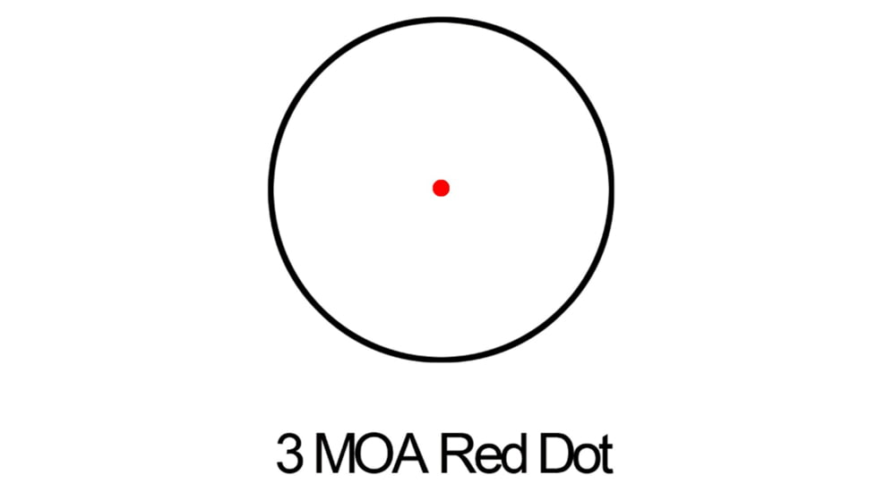 Vector Optics Maverick 1x22mm Red Dot Sight, 3 MOA Dot Reticle, Black, SCRD-12, EDEMO2