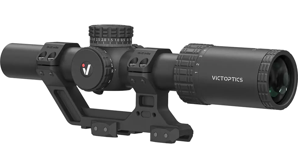 Vector Optics VictOptics S10 1-10x24 30mm Tube LPVO Rifle Scope w/ 1-Piece Extreme High Picatinny AR Mount Kit, Second Focal Palne