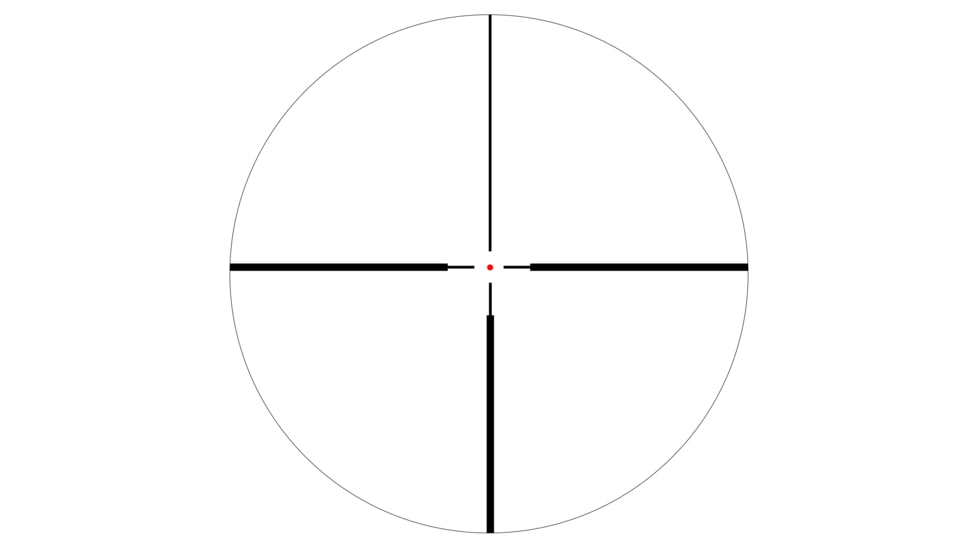 Vector Optics Paragon 3-15x44 1in Tube Rifle Scope,Second Focal Plane, German 4 Reticle, Black, SCOM-37