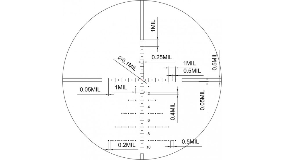 Vector Optics Paragon Rifle Scope, 3-15x50mm, 30mm Tube, VPA-2 Etched Glass Reticle, Black, SCOM-11