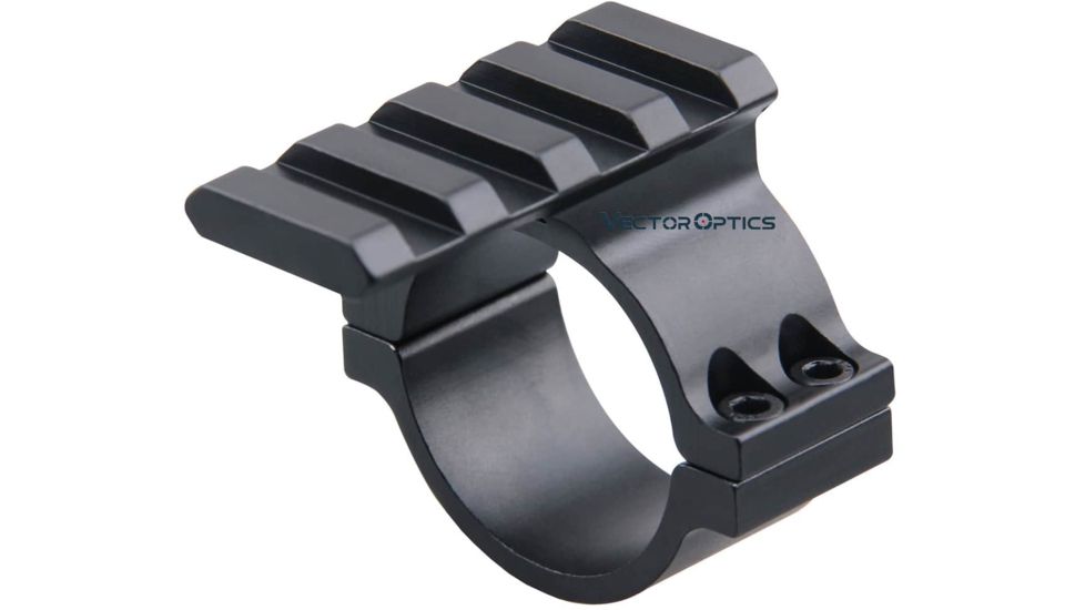 Vector Optics Scope Mount Ring, 30mm/ 1in Tube, 1.8in Rail Length, 6063-T6, Black, SCTM-21