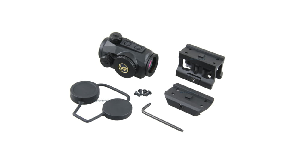 Vector Optics Scrapper 1x22 Red Dot Sight, 2 MOA Dot, Black Matte, SCRD-45