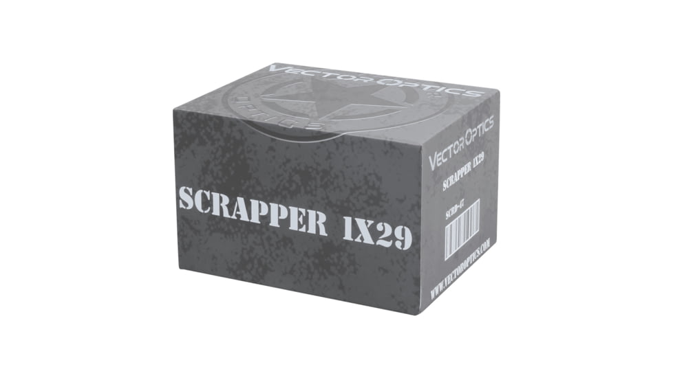 Vector Optics Scrapper 1x29 Red Dot Scope, 2 MOA Dot, Black Matte, SCRD-47