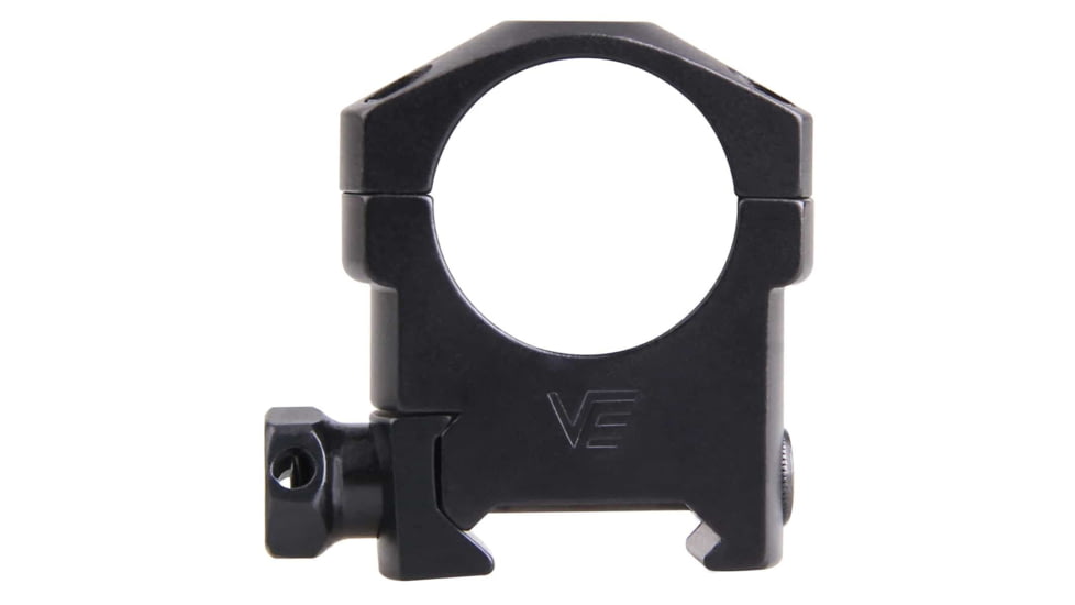 Vector Optics Tactical Rifle Scope Rings, 1in Tube, Picatinny/ Weaver, 25.4mm Height, 6063-T6, Matte, Black, SCTM-37