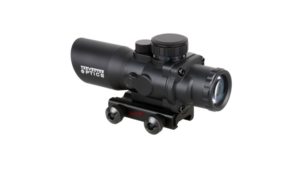 Vector Optics Talos Rifle Scope, 4x32mm, Chevron Reticle, Black, SCOC-09