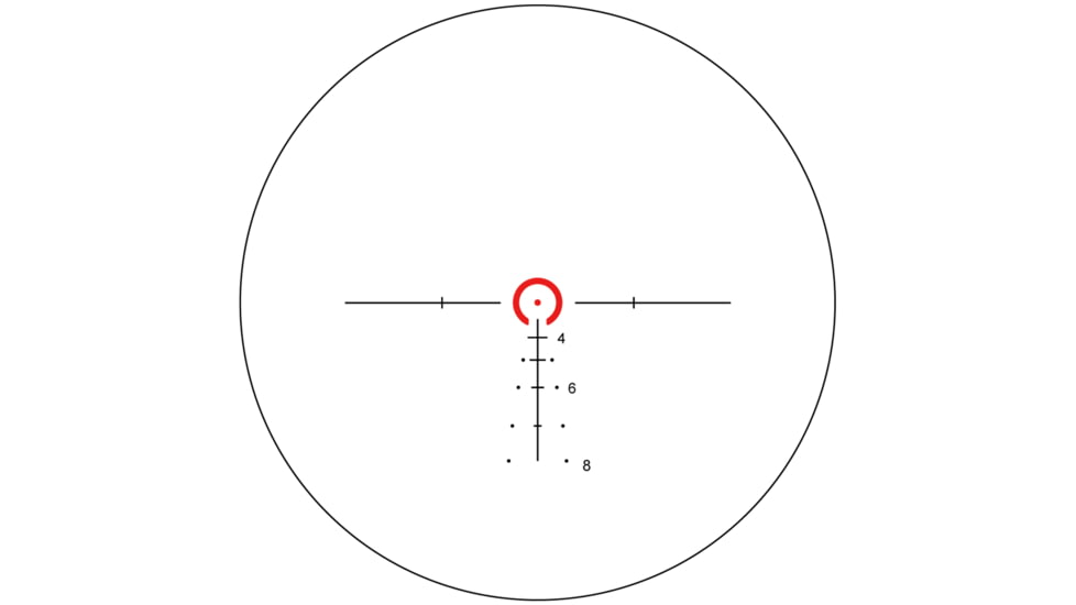 Vector Optics Tauron 1-6x24 30 mm Tube LPVO Rifle Scope, Second Focal Plane, VTC-SMIL Reticle, Black, SCOC-49