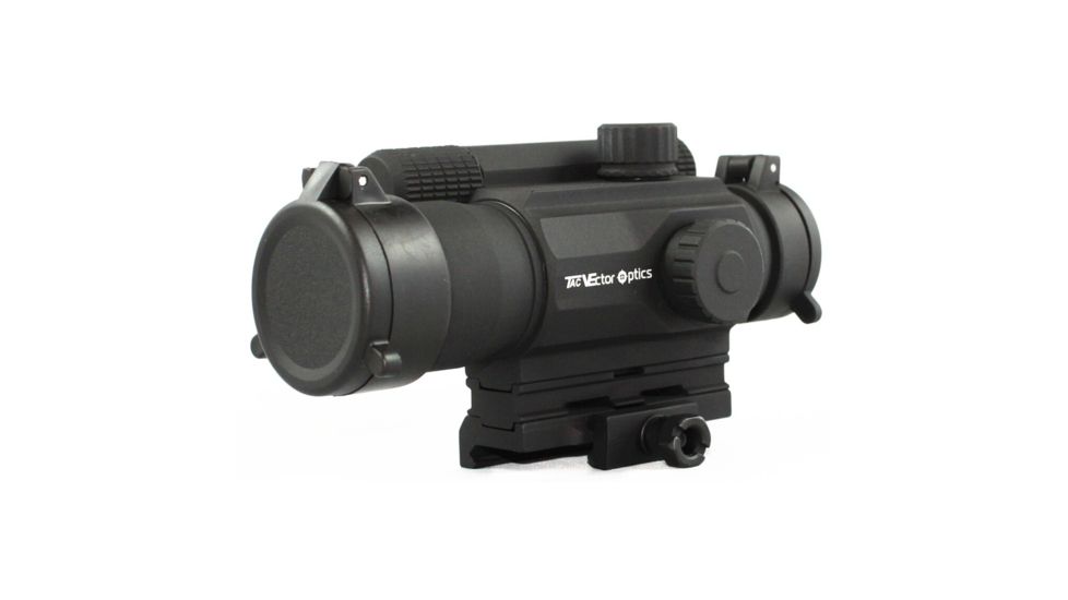 Vector Optics Tempest 1x35mm Red Dot Sight, 4 Types 11 Levels Red Reticle, Black, SCRD-07