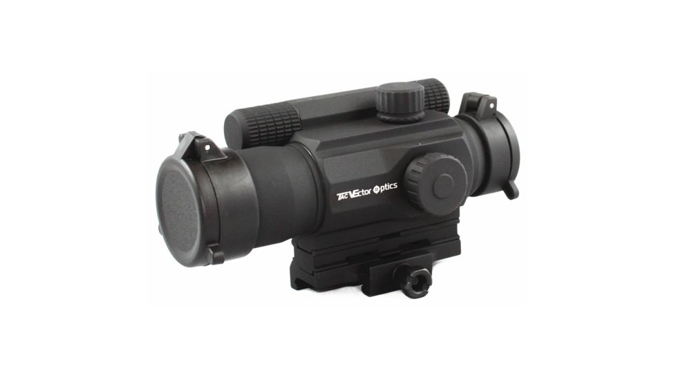 Vector Optics Tempest 1x35mm Red Dot Sight, 4 Types 11 Levels Red Reticle, Black, SCRD-07