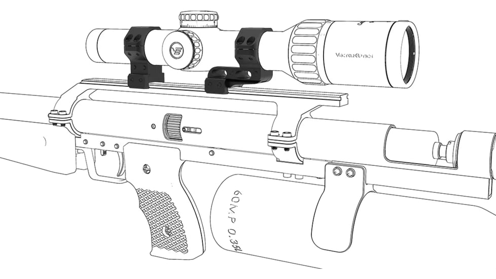 Vector Optics Adjustable Cantilever Weaver Rings