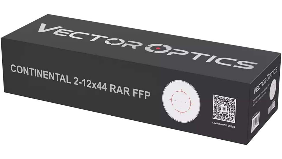 Vector Optics Continental x6 2-12x44mm 34mm Tube RAR Rifle Scope, First Focal Plane