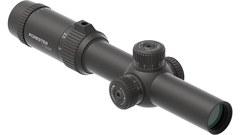 Vector Optics Forester 1-5x24 30mm Tube LPVO Rifle Scope, Second Focal Plane