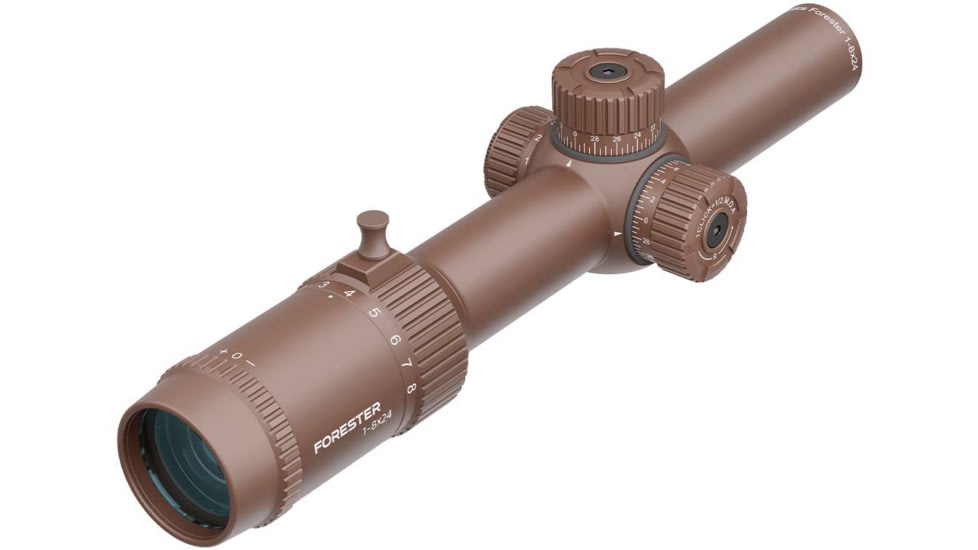 Vector Optics Forester 1-8x24mm 30mm Tube Rifle Scope, Second Focal Plane