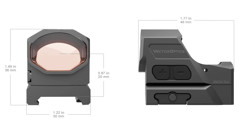 Vector Optics Frenzy-X 1x19x28 GenII Red Dot Sight
