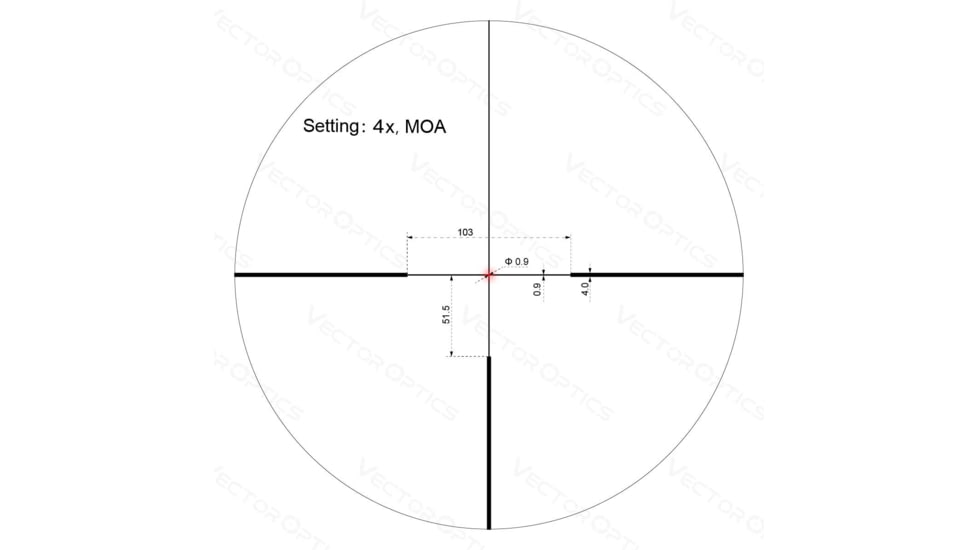 Vector Optics Grizzly Pro 3-12x56i 30mm Tube Fiber Rifle Scope, Second Focal Plane