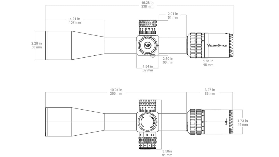 Vector Optics Orion Pro MAX 3-18x50 30mm Tube HD Rifle Scope, Second Focal Plane