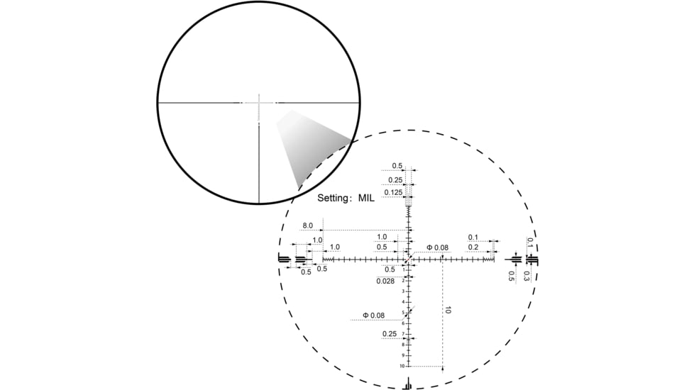 Vector Optics Orion Pro MAX 6-24X50 30mm Tube Rifle Scope, First Focal Plane