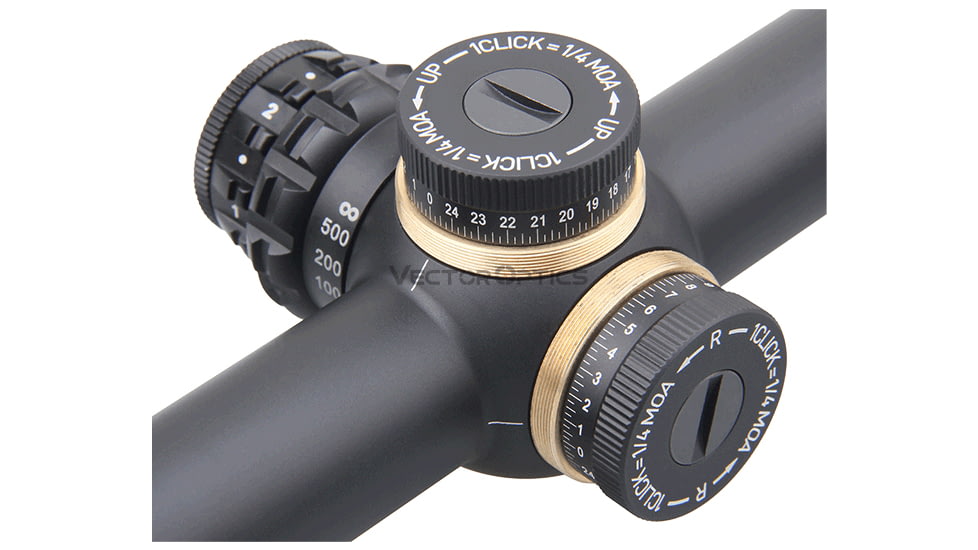 Vector Optics Paragon 3-15x44 1in Tube Rifle Scope,Second Focal Plane
