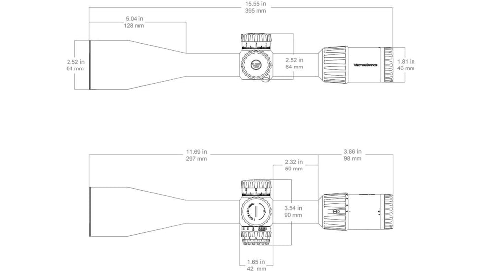 Vector Optics Tauron 5-30x56 GenII 30mm Tube Rifle Scope, First Focal Plane, MPX1 Reticle