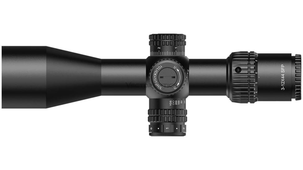 Vector Optics Veyron 3-12x44mm 30mm Tube Rifle Scope, Second Focal Plane