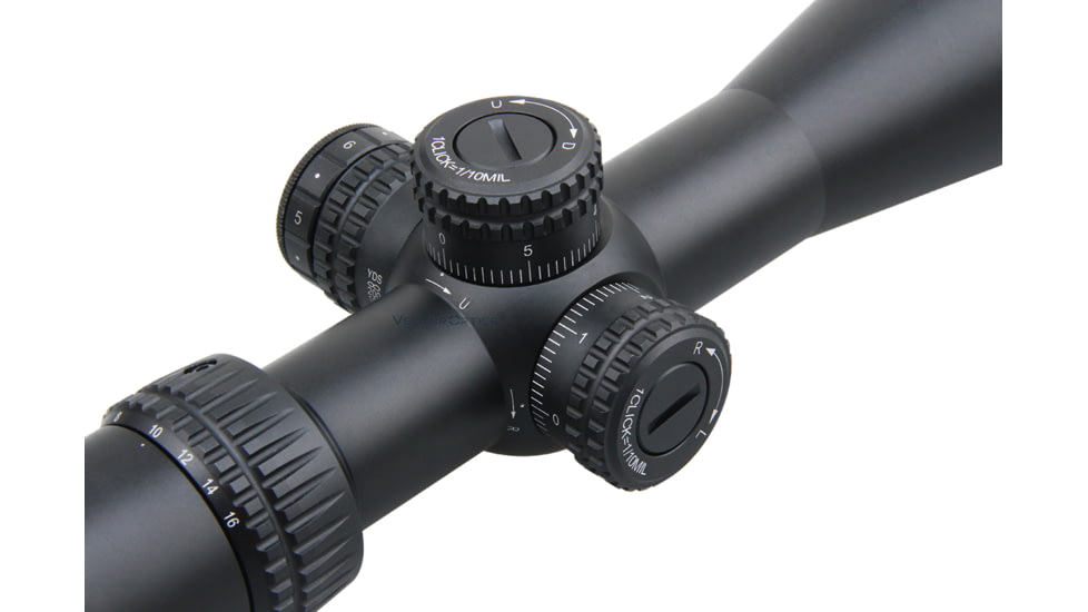 Vector Optics Veyron IR Illuminated IR Rifle Scope, 4-16x44mm, 30mm Tube, FFP, Etched Glass MPR-V5 Reticle, Matte, Black, SCFF-38
