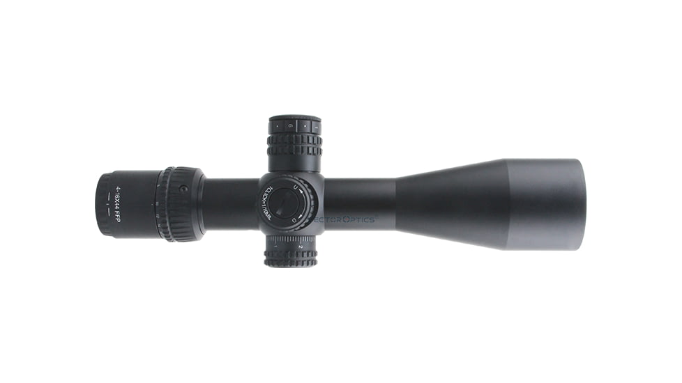 Vector Optics Veyron IR Illuminated IR Rifle Scope, 4-16x44mm, 30mm Tube, FFP, Etched Glass MPR-V5 Reticle, Matte, Black, SCFF-38