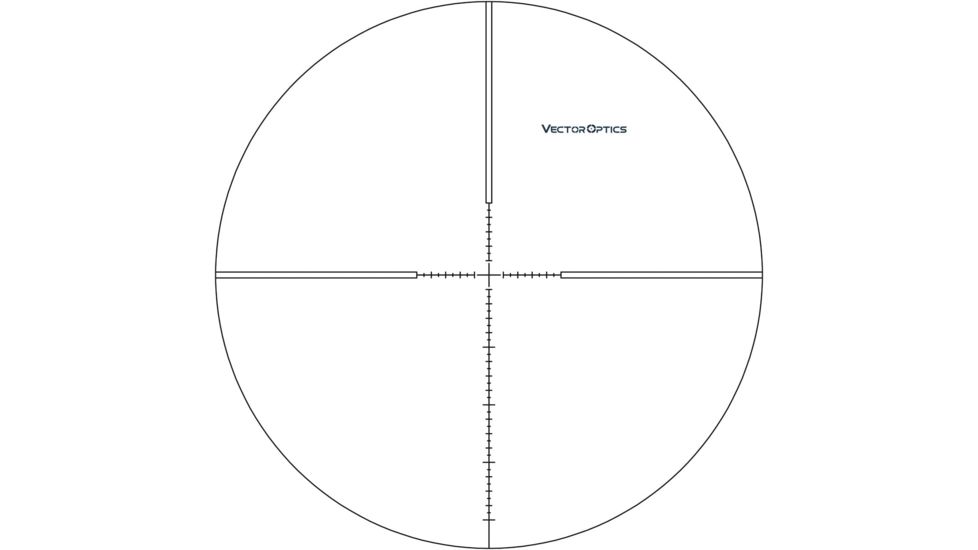 Vector Optics Veyron Rifle Scope, 4-16x44mm, First Focal Plane, 30mm Tube, MPR-4 Non-Illuminated Reticle, 6061-T6, Black, SCFF-22