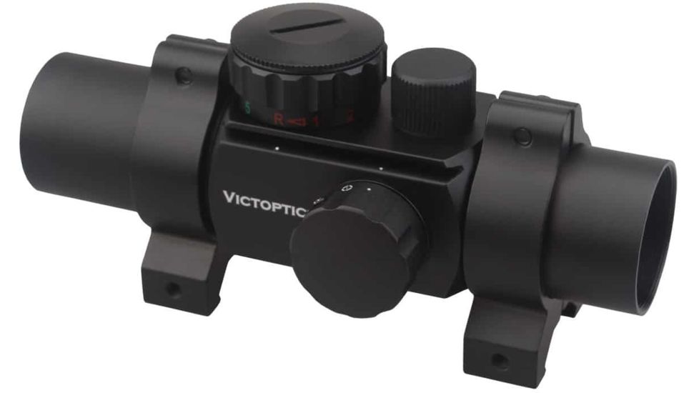 Vector Optics Vicoptics Red Dot Sight, 1x30mm, 4 Red/ Green Reticles, 6061-T6, Black, RDSL07